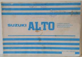 Suzuki Alto - Omistajan käsikirja