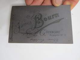 Elvinen Lindberg, Atelier James Bourn - Göteborg, Stockholm 1902 -visiittikorttivalokuva / visit card photo / cdv