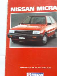 Myyntiesite Nissan Micra, 10.6.1985 Sivuja 16.
