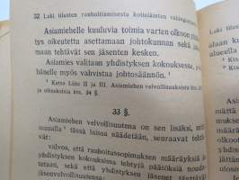 Laki tilusten rauhoittamisesta kotieläinten vahingonteolta (Aitauslaki) - Otavan asetuskokoelma 43