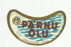 Pärnu Olu -  olutetiketti