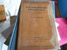 Kieliaskartelua koululaisille. Ruotsalais-saksalais-englantilainen sanaluettelo