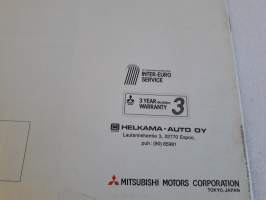 Myyntiesite: Mitsubishi Lancer. Sivuja 22.