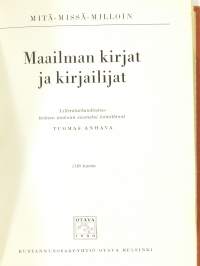 Maailman kirjat ja kirjailijat. Mitä-Missä-Milloin (1. painos)