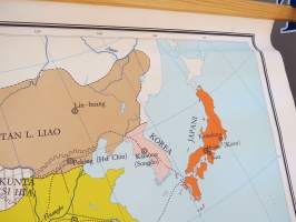 Aasian valtiot  - SOK Koulupalvelu -seinäkartta / koulukartta