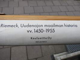 Weltgeschicte der Neuzeit - Uudenajan maailman historia 1450-1955, Flemming Verlag - seinäkartta / koulukartta