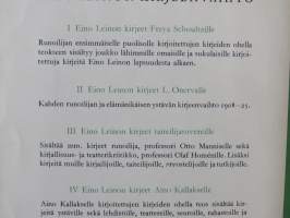 Eino Leinon kirjeet Aino Kallakselle
