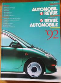 Katalog der Automobil Revue &#039;92 - Katalognummer 1992 der Automobil Revue