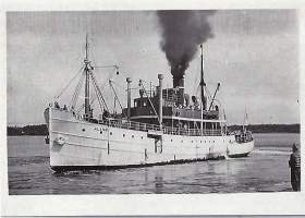 Åland ex Gute - laivapostikortti  postikortti laivakortti kulkematon