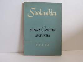 Suolavakka - Minna Canthin ajatuksia