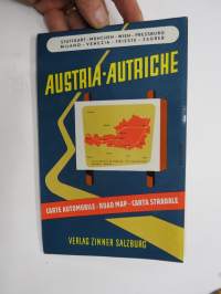 Österreich (Austria) Autokarte -road map / tiekartta, Itävalta