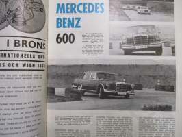 Motor 1965 / 12 Kansikuva Glas 2600.Audi Auto Union. Ansa Ikonen, Simca 1000. Mercedes-Benz 600...