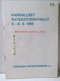 Kansalliset Ratsastuskilpailut  6-8.6.1980