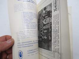 Yhteiskunnallisen korkeakolun muistio 1964-1965 (Nykyään Tampereen yliopisto) -vuosikirja opettaja-, luennoitsija sekä opiskelijatietoineen