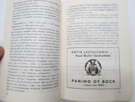 Yhteiskunnallisen korkeakolun muistio 1964-1965 (Nykyään Tampereen yliopisto) -vuosikirja opettaja-, luennoitsija sekä opiskelijatietoineen