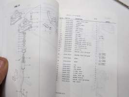 Suzuki DT115 / DT140 outboard parts catalogue 1987-6, illustrations/ perämoottori, varaosaluettelo räjäytyskuvineen