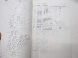 Suzuki DT40 outboard parts catalogue 1987-7, illustrations / perämoottori, varaosaluettelo räjäytyskuvineen