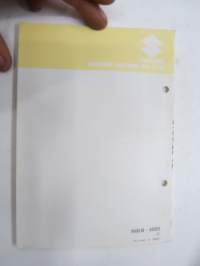 Suzuki DT3.5 outboard parts catalogue 1983-11, illustrations / perämoottori, varaosaluettelo räjäytyskuvineen