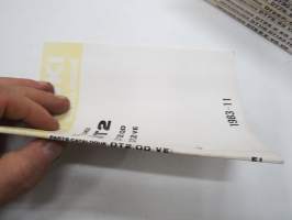 Suzuki DT2 outboard parts catalogue 1983-11, illustrations / perämoottori, varaosaluettelo räjäytyskuvineen