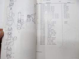 Suzuki DT9.9 outboard parts catalogue 1983-12, illustrations / perämoottori, varaosaluettelo räjäytyskuvineen