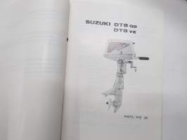 Suzuki DT8 outboard parts catalogue 1983-12, illustrations / perämoottori, varaosaluettelo räjäytyskuvineen