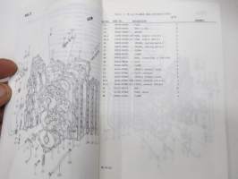 Suzuki DT150/175/200 outboard parts catalogue 1987-6, illustrations / perämoottori, varaosaluettelo räjäytyskuvineen