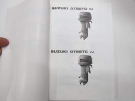 Suzuki DT55/DT65 outboard parts catalogue 1987-5, illustrations / perämoottori, varaosaluettelo räjäytyskuvineen