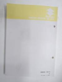 Suzuki DT55/DT65 outboard parts catalogue 1987-5, illustrations / perämoottori, varaosaluettelo räjäytyskuvineen