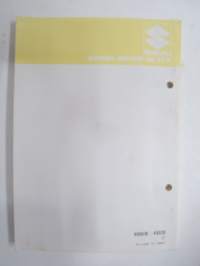 Suzuki DT140 outboard parts catalogue 1983-10, illustrations / perämoottori, varaosaluettelo räjäytyskuvineen