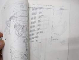 Suzuki DT6 VG outboard parts catalogue 1986-4, illustrations / perämoottori, varaosaluettelo räjäytyskuvineen