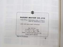 Suzuki DT6 VG outboard parts catalogue 1986-4, illustrations / perämoottori, varaosaluettelo räjäytyskuvineen