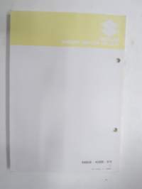 Suzuki DT6 VG outboard parts catalogue 1986-4, illustrations / perämoottori, varaosaluettelo räjäytyskuvineen