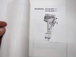 Suzuki DT9.9 VJ outboard parts catalogue 1987-9, illustrations / perämoottori, varaosaluettelo räjäytyskuvineen