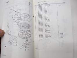Suzuki DT9.9 VJ outboard parts catalogue 1987-9, illustrations / perämoottori, varaosaluettelo räjäytyskuvineen