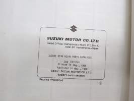 Suzuki DT30 outboard parts catalogue 1986-5, illustrations / perämoottori, varaosaluettelo räjäytyskuvineen
