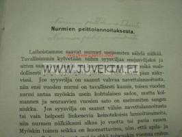 Nurmien peittolannoituksesta