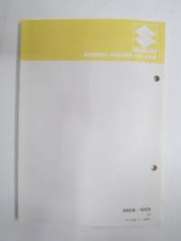 Suzuki DT5 outboard parts catalogue 1983-11, illustrations / perämoottori, varaosaluettelo räjäytyskuvineen