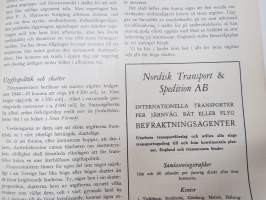 Svensk Utrikeshandel 1947 nr 15, ruotsalainen ulkomaankaupan lehti - Sveriges Allmänna Exportförening -julkaisu