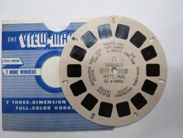 View-Master 71, Hawaii National Park - Isle of Hawaii, USA -reel / kuvakiekko