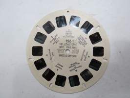 View-Master 126 Yellowstone National, Wyoming, Lakes &amp; Canyons, Wyoming, USA -reel / kuvakiekko