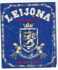 Leijona viina 50 ja 70 cl - viinaetiketti 2 kpl
