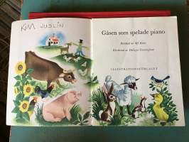 Lastenkirja Gåsen som spelade piano