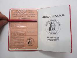 Joulumaa - Santa Claus Land Finland - Passi - Pass - Passport nr 16909 -Joulumaan kannatustuote, alennuksia ym. listatuista hotelleista - matkailukohteista ym.