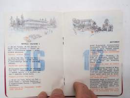 Joulumaa - Santa Claus Land Finland - Passi - Pass - Passport nr 16909 -Joulumaan kannatustuote, alennuksia ym. listatuista hotelleista - matkailukohteista ym.