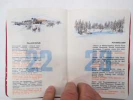 Joulumaa - Santa Claus Land Finland - Passi - Pass - Passport nr 16909 -Joulumaan kannatustuote, alennuksia ym. listatuista hotelleista - matkailukohteista ym.