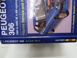 Peugeot 306 1993 to 20002 (K to 02 registration) Petrol &amp; Diesel - Haynes Service and Repair Manual -korjausopas, englanninkielinen