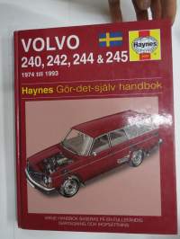 Volvo 240, 242, 244 &amp; 245 1974 till 1993 Haynes Gör-Det-Själv handbok -korjausohjekirja, ruotsinkielinen