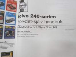 Volvo 240, 242, 244 &amp; 245 1974 till 1993 Haynes Gör-Det-Själv handbok -korjausohjekirja, ruotsinkielinen