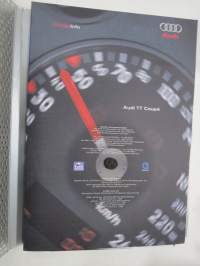 Audi TT Coupé PresseInfo 1998 -lehdistön lanseerauskansio, CD-levy puuttuu, 24 pressikuvaa, tiedote, ym.