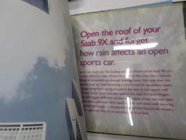 Saab 9X -lehdistön lanseerauskansio, CD-levy puuttuu
